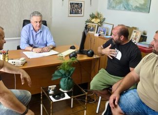Συνάντηση του ΥφΑΑΤ Αθ. Καββαδά με εκπροσώπους επαγγελματιών αλιέων Τριχωνίδας