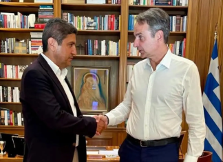Συνάντηση Λευτέρη Αυγενάκη με τον πρωθυπουργό Κυριάκο Μητσοτάκη